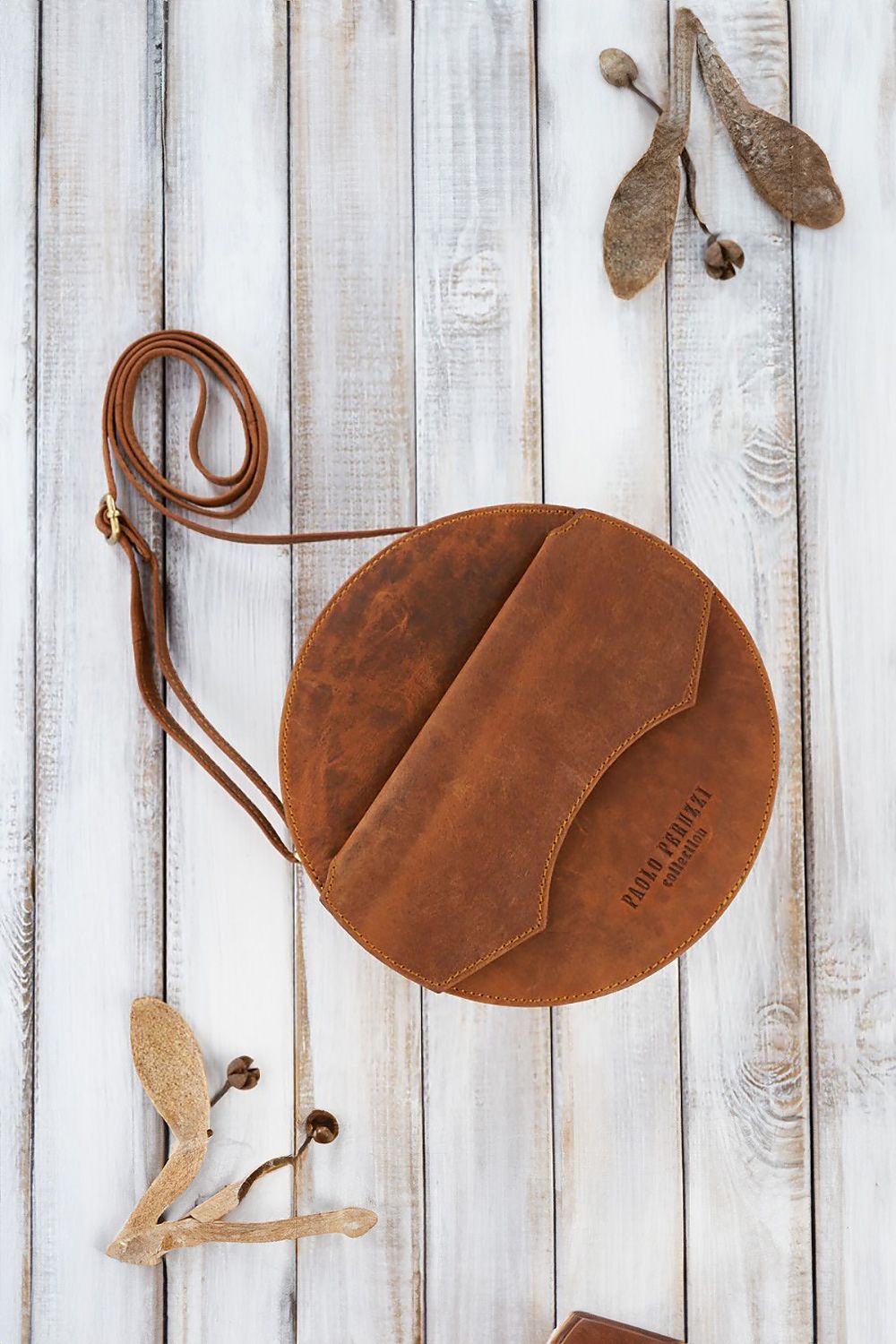 Handtas uit natuurlijke huid model 191522 Galanter