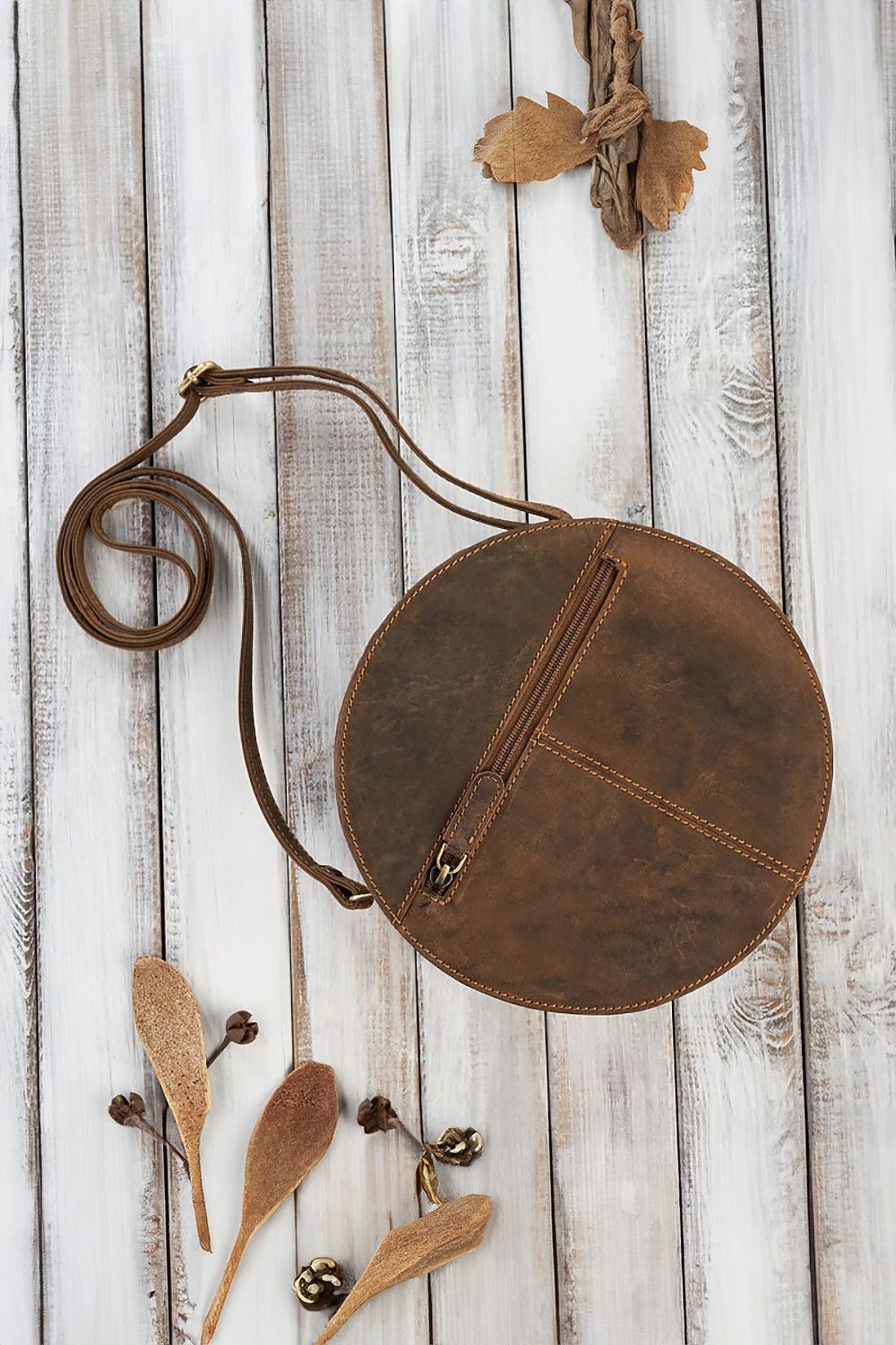 Handtas uit natuurlijke huid model 191523 Galanter