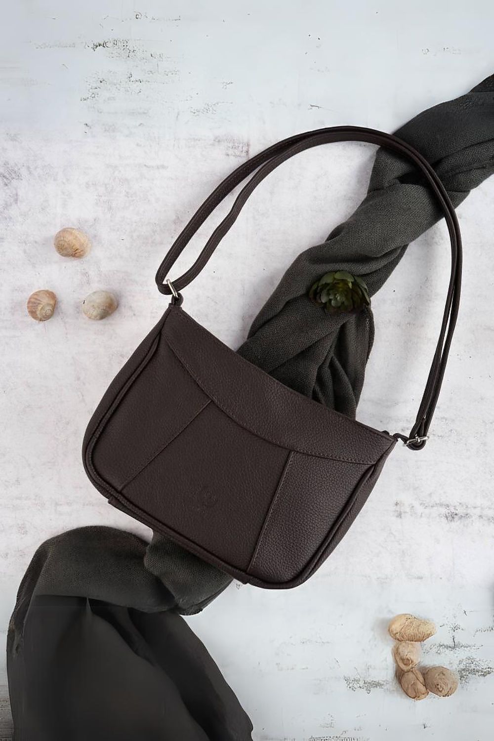 Handtas uit natuurlijke huid model 193249 Galanter