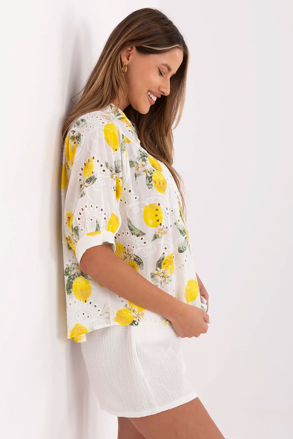 Overhemd met korte mouwen model 213782 Italy Moda