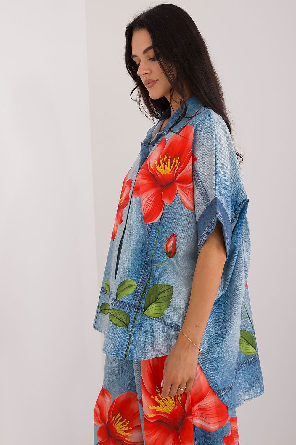  Overhemd met korte mouwen model 198386 Italy Moda 