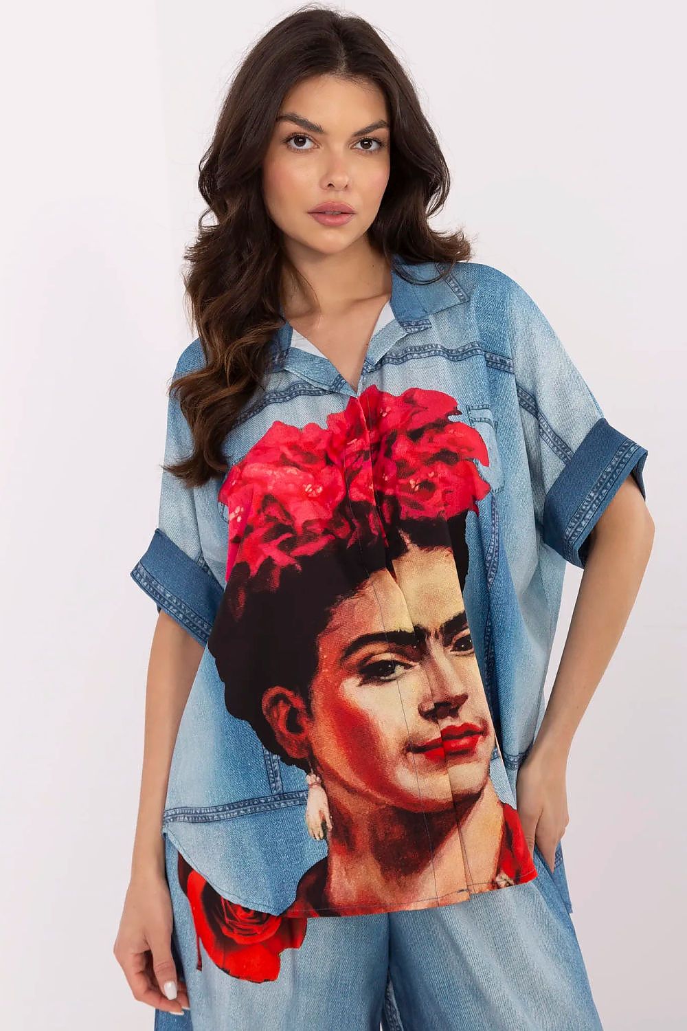  Overhemd met korte mouwen model 210032 Italy Moda 