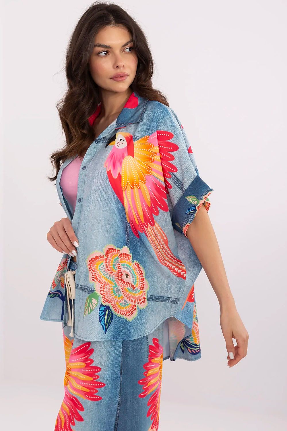  Overhemd met korte mouwen model 210033 Italy Moda 