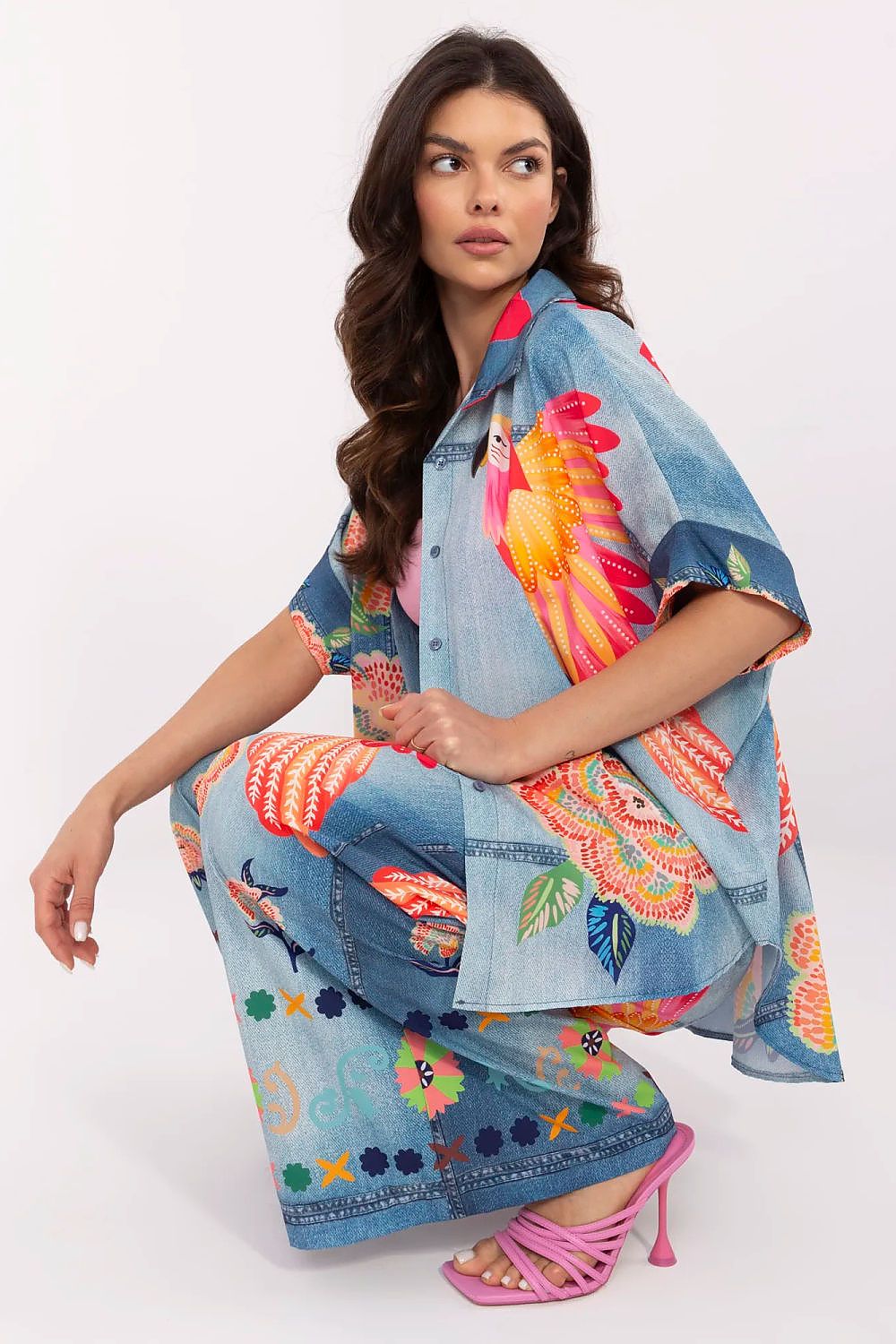  Overhemd met korte mouwen model 210033 Italy Moda 