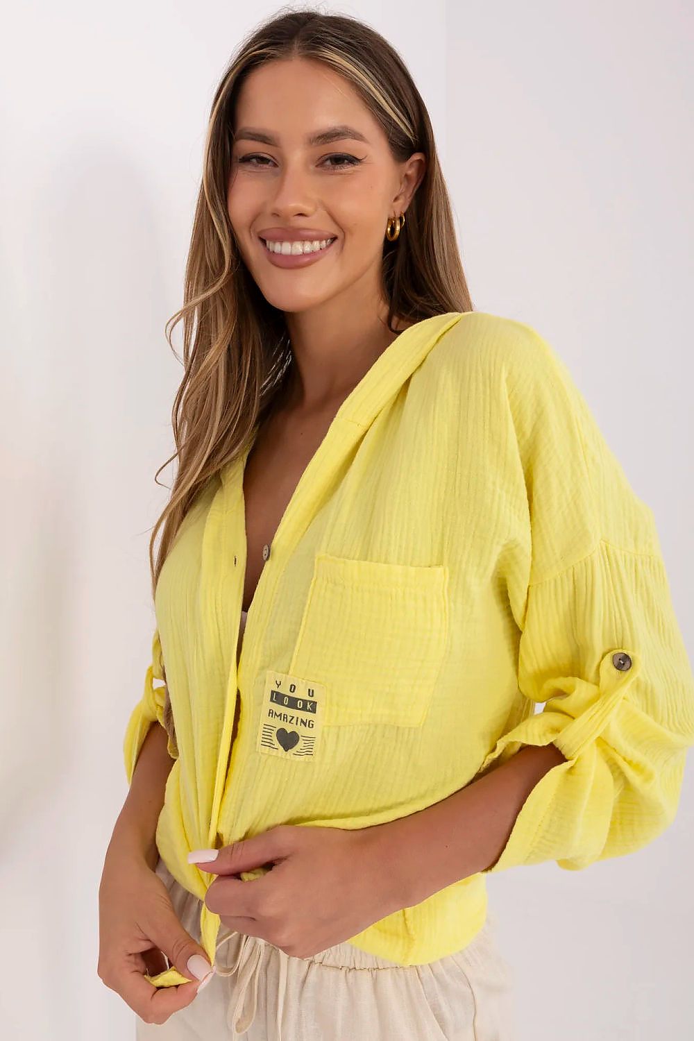  Damesoverhemd model 213247 Italy Moda 