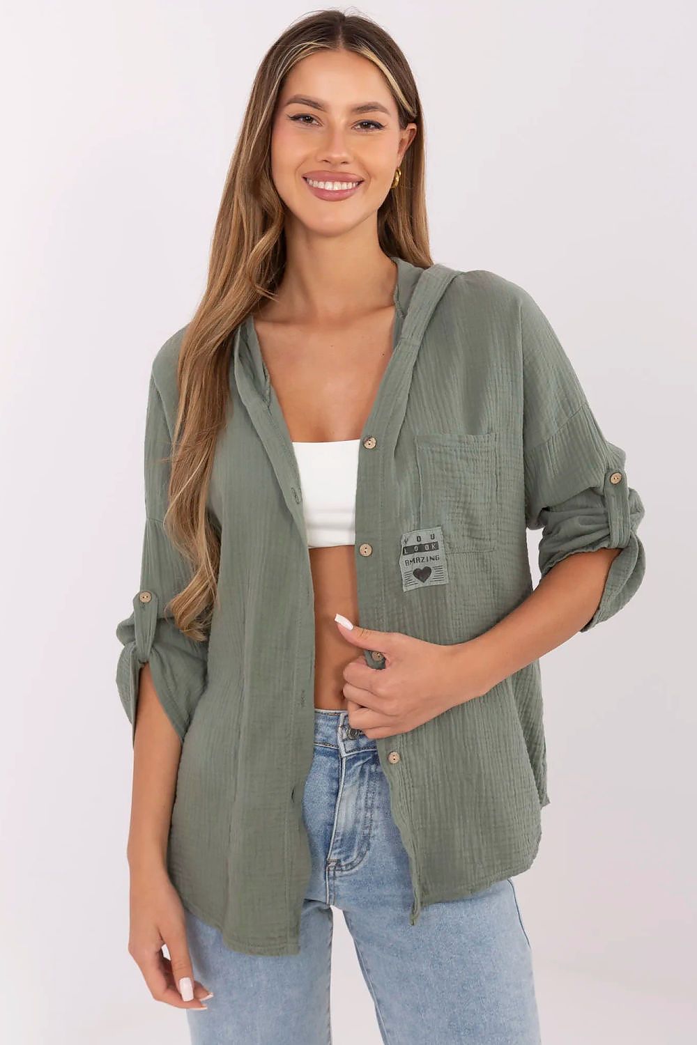  Damesoverhemd model 213252 Italy Moda 