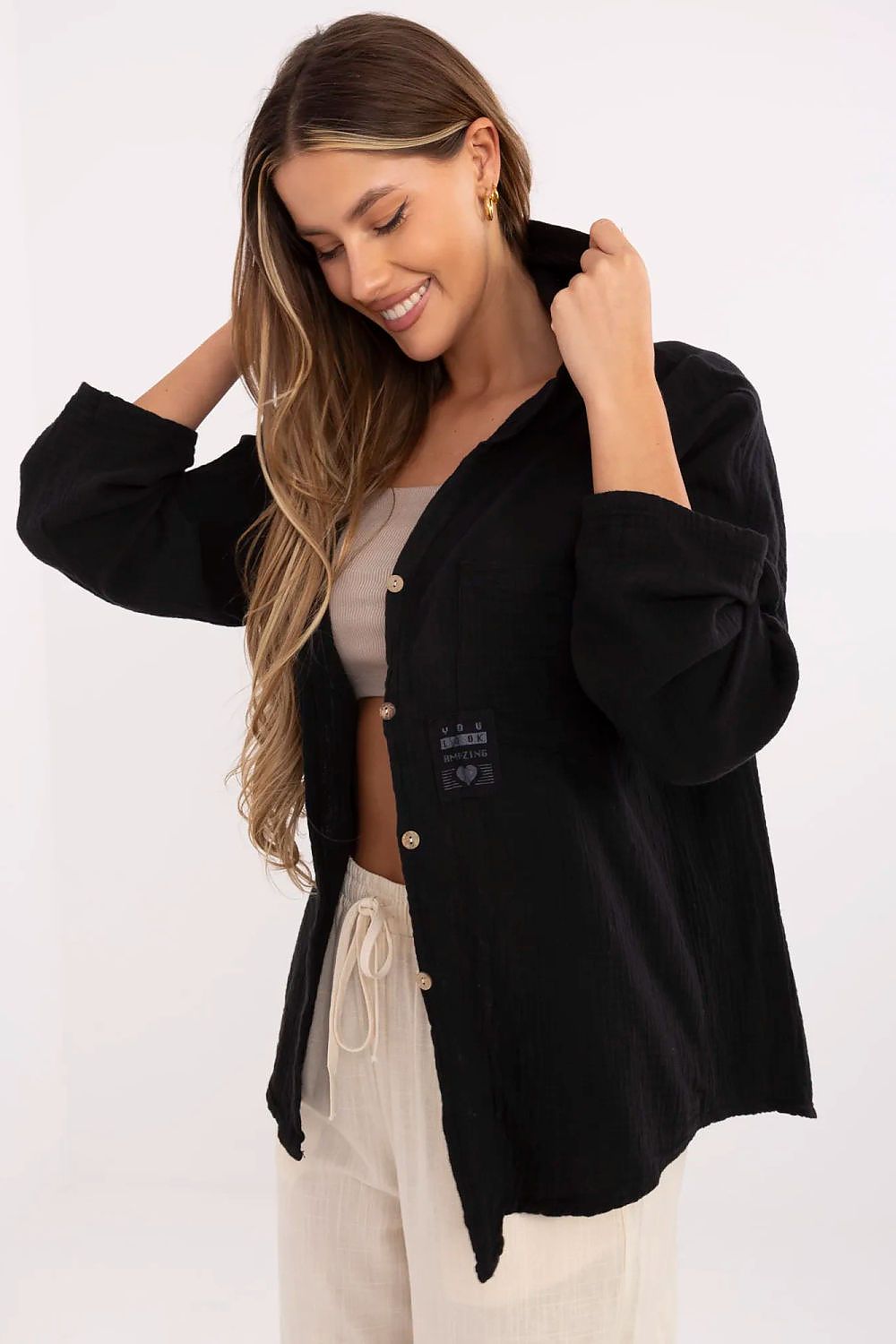  Damesoverhemd model 213253 Italy Moda 